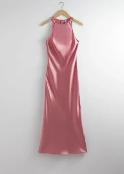 Best & Other Stories Slim Satin Midi Dress