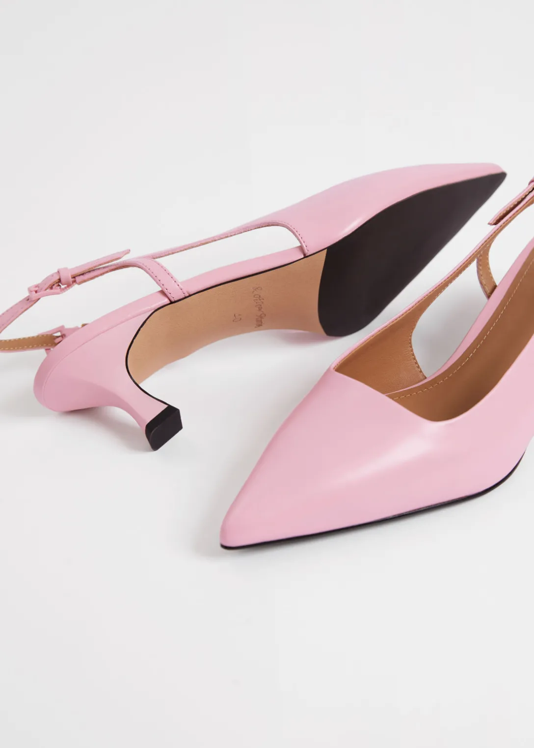Best Sale & Other Stories Slingback Leather Pumps
