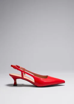 Best Sale & Other Stories Slingback Leather Pumps