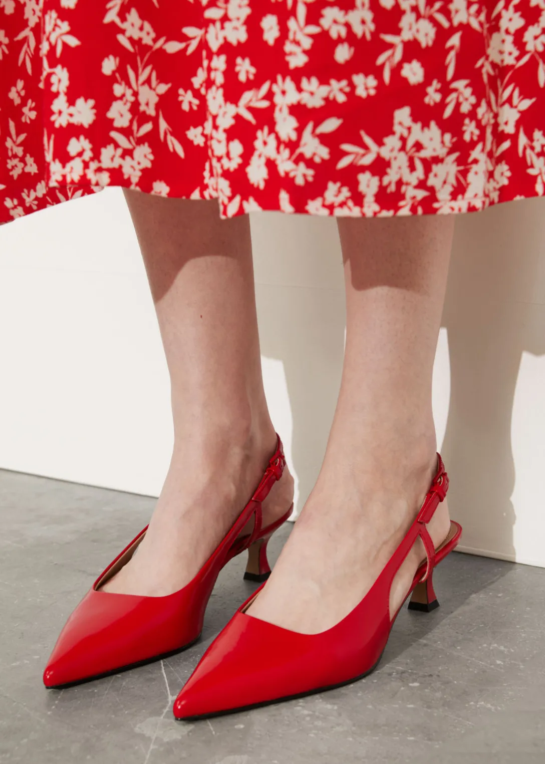 Best Sale & Other Stories Slingback Leather Pumps