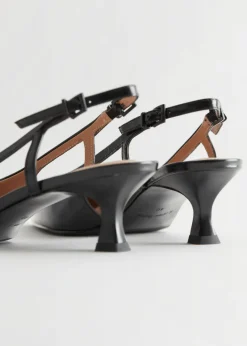 Best Sale & Other Stories Slingback Leather Pumps