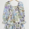 Sale & Other Stories Smocked Mini Dress