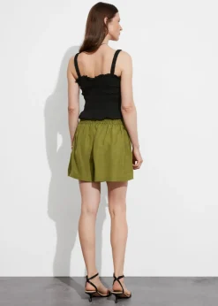 Flash Sale & Other Stories Smocked Peplum Top