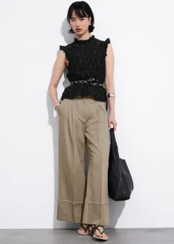 Best & Other Stories Smocked Peplum Top