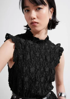 Best & Other Stories Smocked Peplum Top
