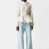 New & Other Stories Smocked Shirt White