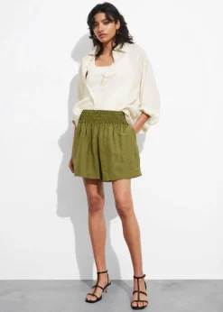 Cheap & Other Stories Smocked Shorts