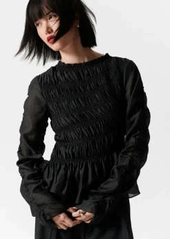 Shop & Other Stories Smocked Top