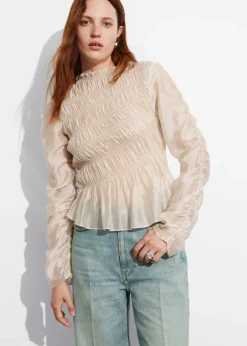 Shop & Other Stories Smocked Top