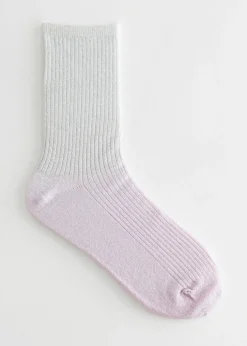 Sale & Other Stories Soft Tie-Dye Socks Soft Pink