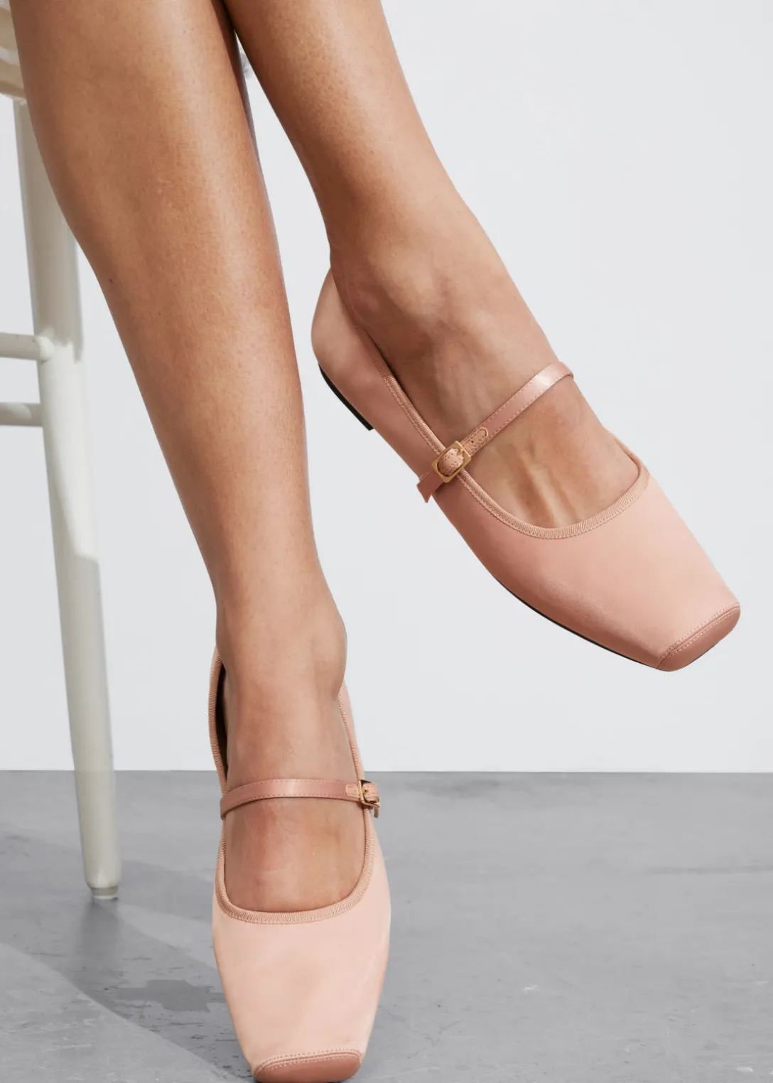 Cheap & Other Stories Square-Toe Ballet Flats