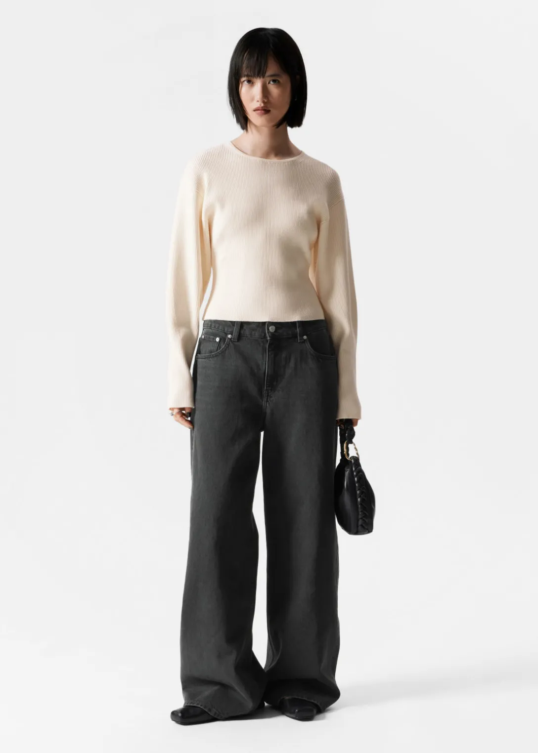 Cheap & Other Stories Square-Toe Ballet Flats