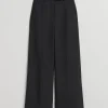 Outlet & Other Stories Straight Trousers Black