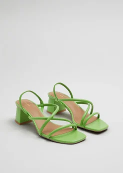 Clearance & Other Stories Strappy Block Heel Sandals