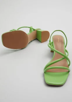 Clearance & Other Stories Strappy Block Heel Sandals