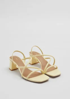 Clearance & Other Stories Strappy Block Heel Sandals
