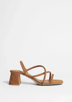 Clearance & Other Stories Strappy Block Heel Sandals