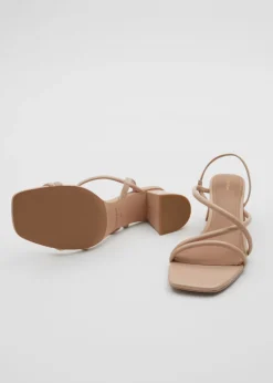 Clearance & Other Stories Strappy Block Heel Sandals