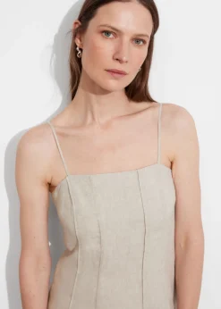 Sale & Other Stories Strappy Linen Mini Dress