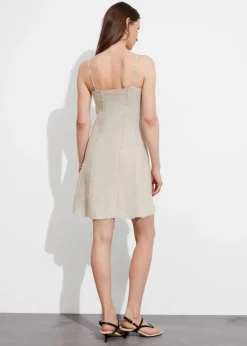Sale & Other Stories Strappy Linen Mini Dress