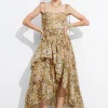 Cheap & Other Stories Strappy Ruffled Midi Dress
