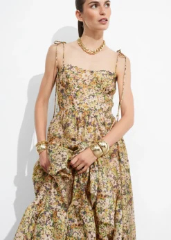 Cheap & Other Stories Strappy Ruffled Midi Dress