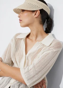 Fashion & Other Stories Straw Sun Visor