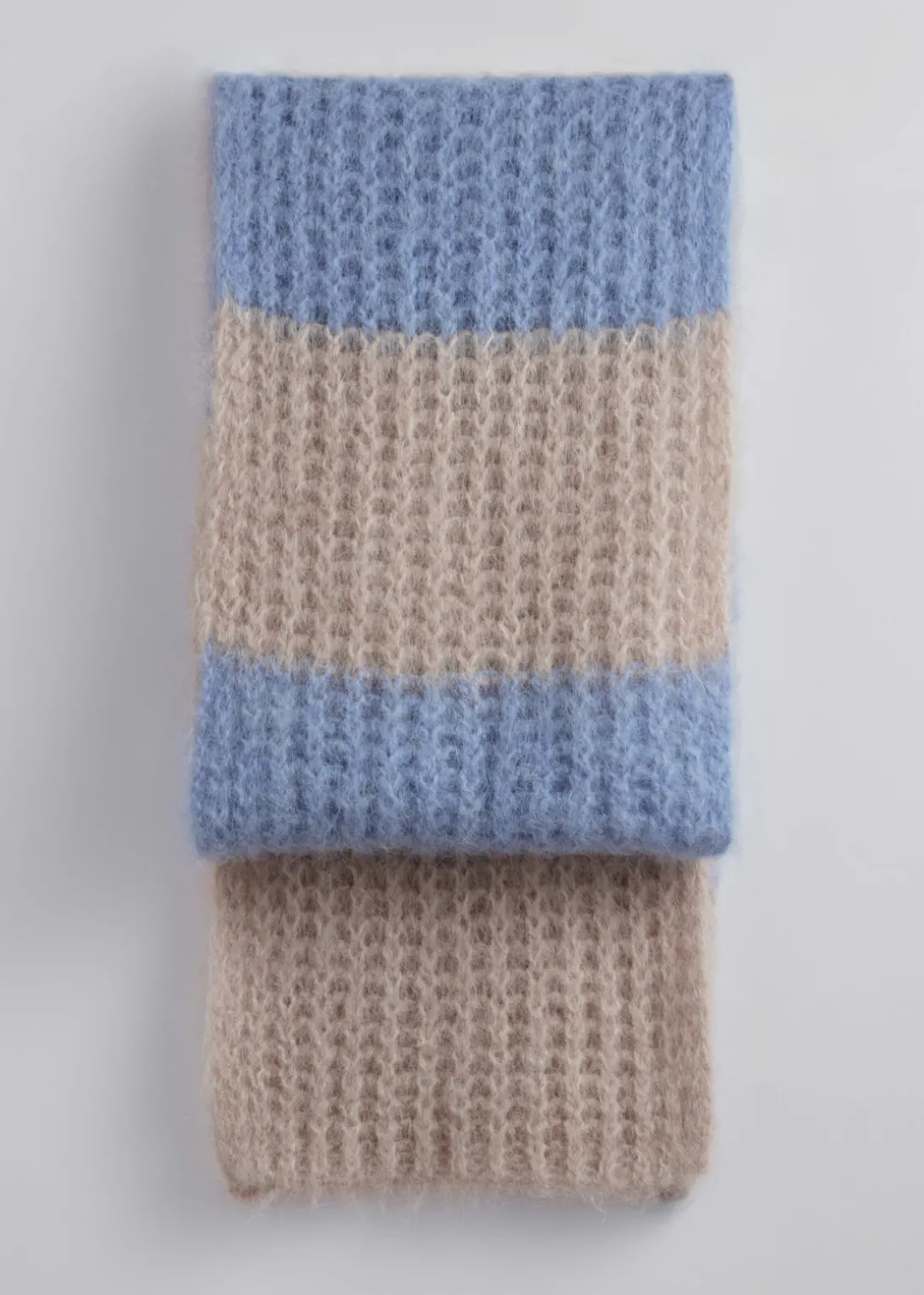 Sale & Other Stories Striped Alpaca-Blend Scarf