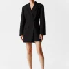 Fashion & Other Stories Structured Blazer Mini Dress Black