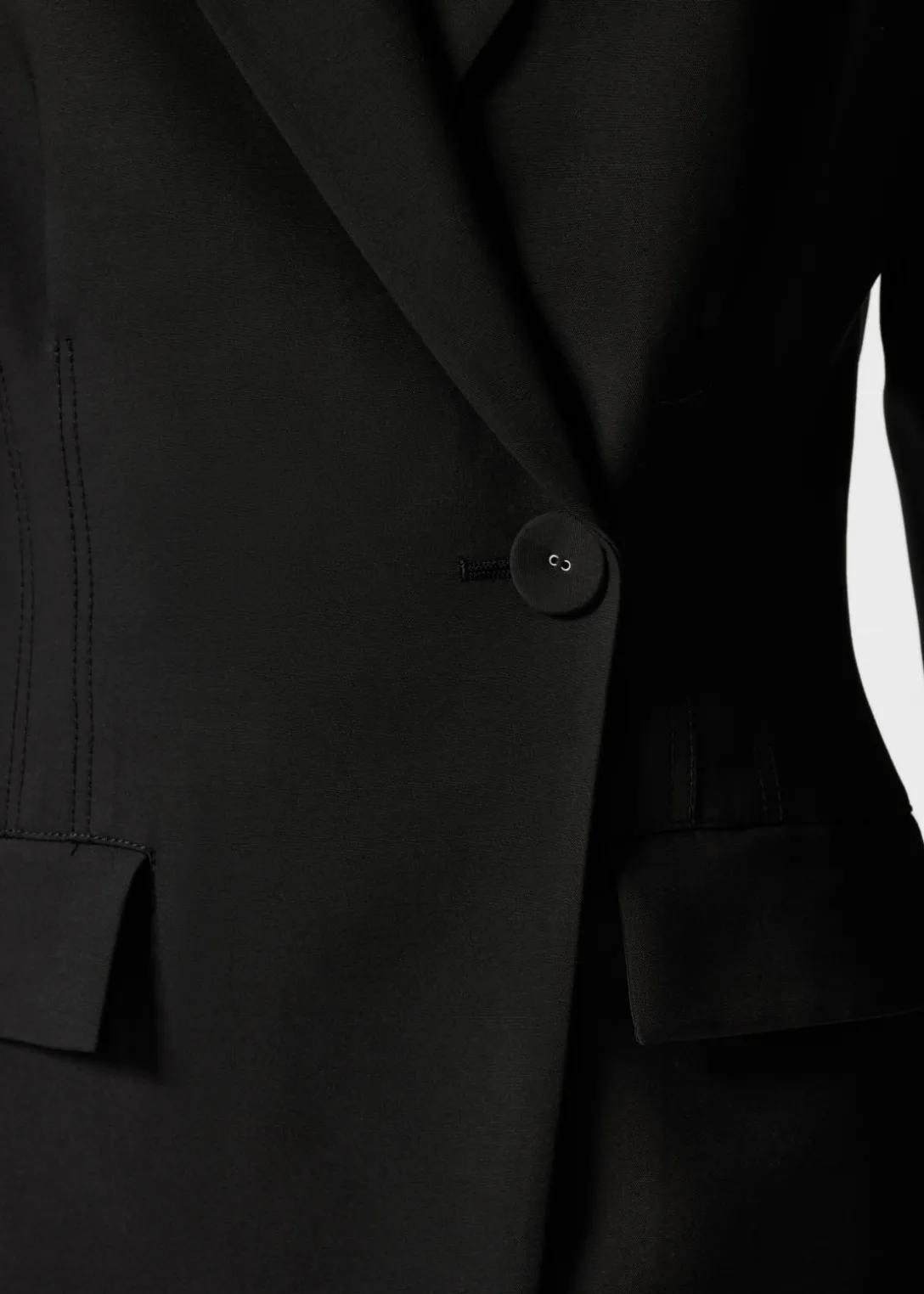 Fashion & Other Stories Structured Blazer Mini Dress Black