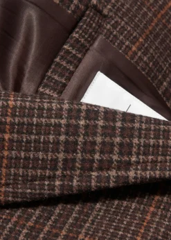 Cheap & Other Stories Structured Tweed Blazer Brown Tweed