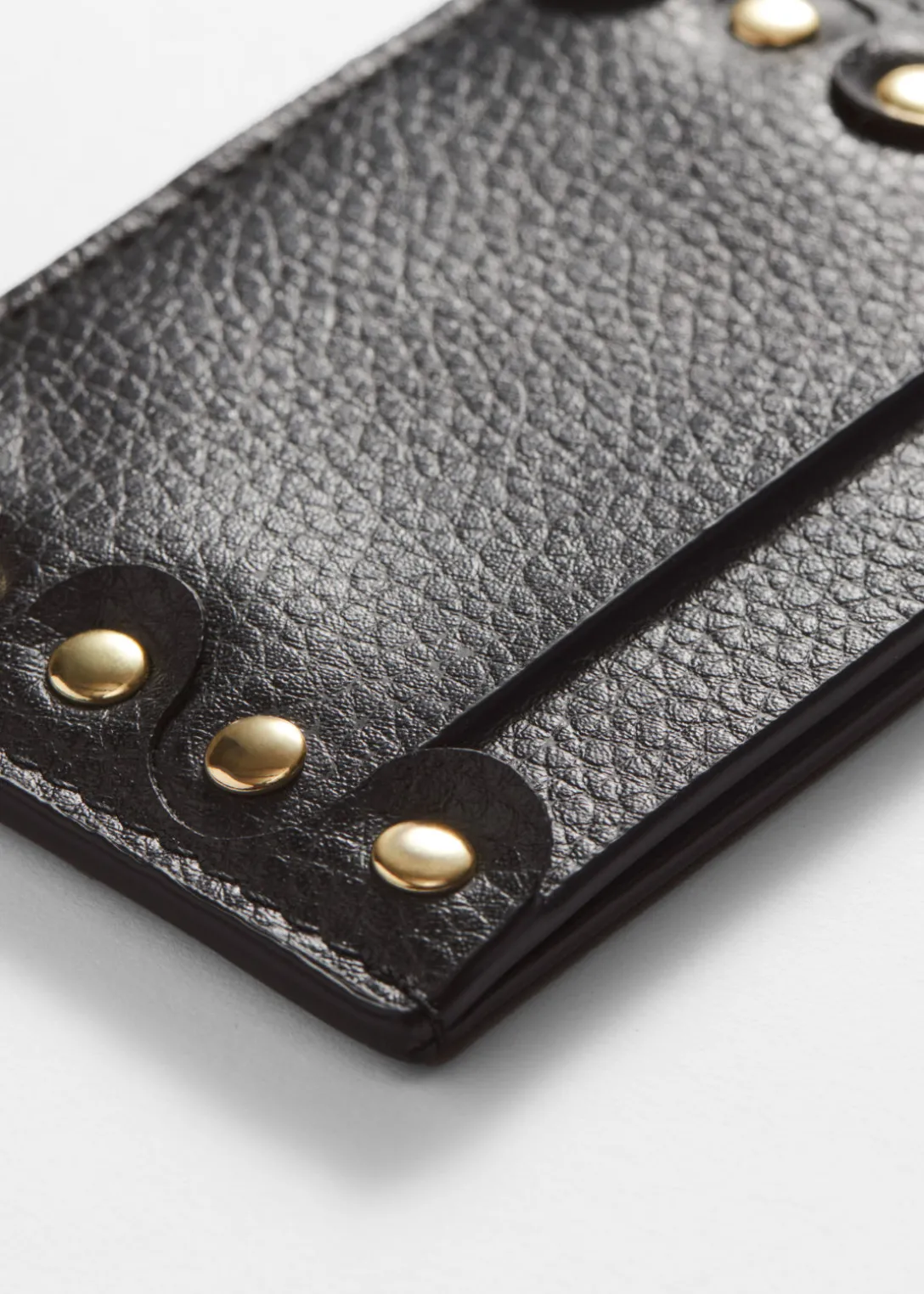 Cheap & Other Stories Studded Card Holder Black