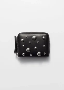 Best Sale & Other Stories Studded Leather Wallet Black