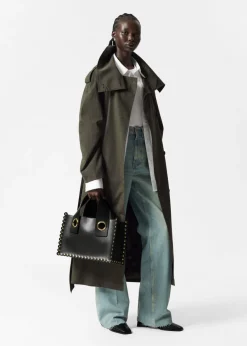 Best & Other Stories Studded Tote Bag Black
