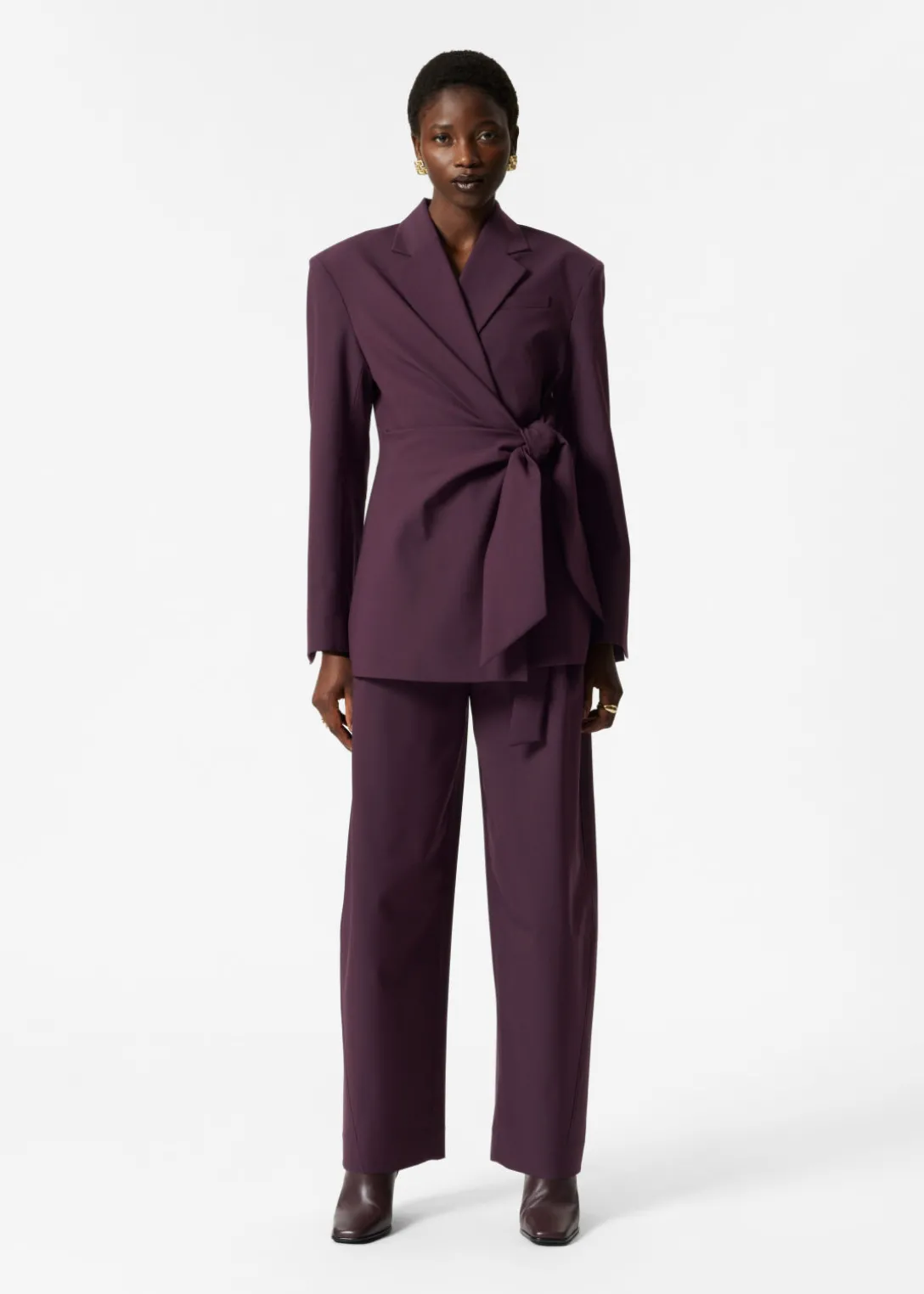 Cheap & Other Stories Tailored Barrel-Leg Trousers