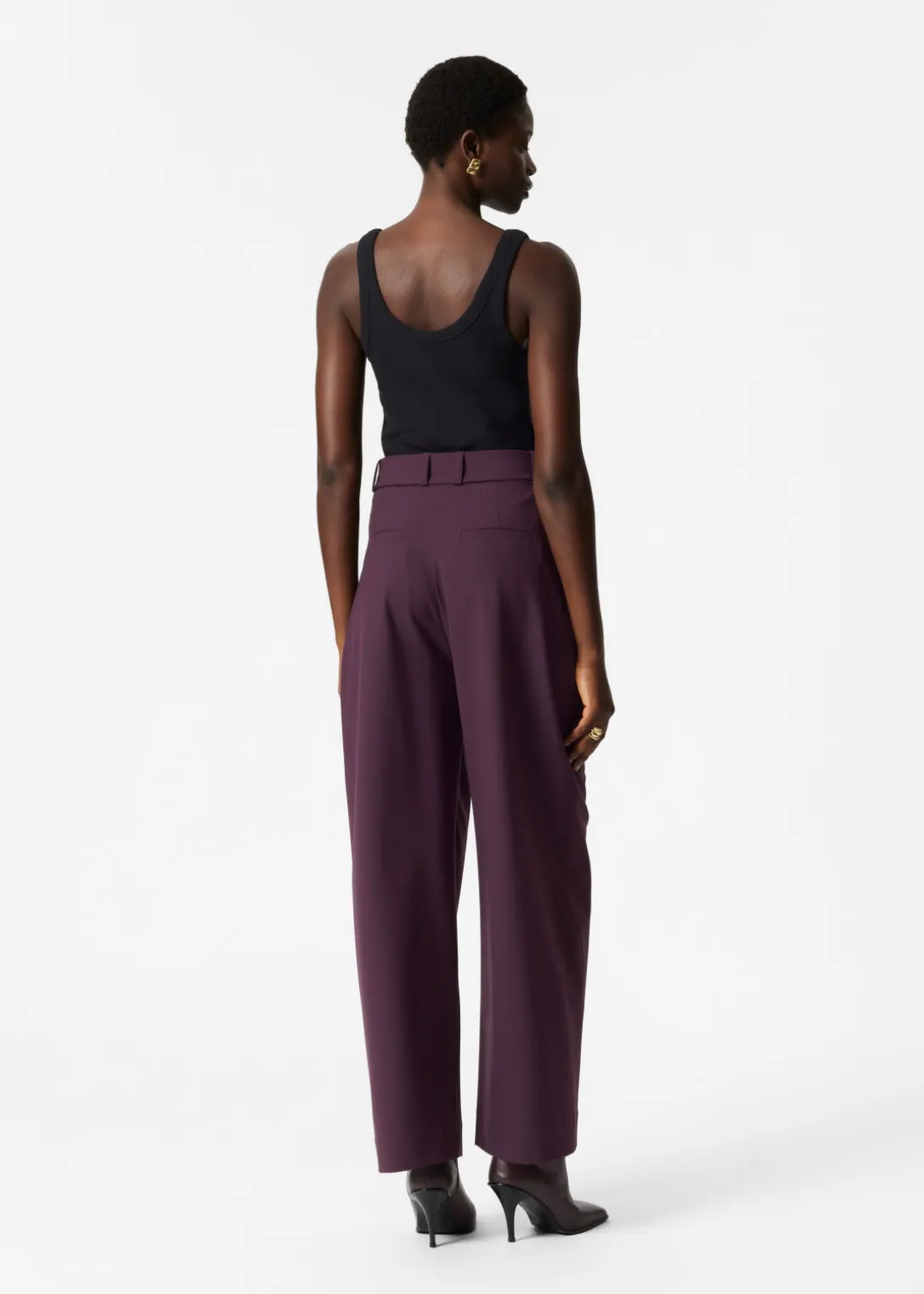 Cheap & Other Stories Tailored Barrel-Leg Trousers