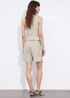Shop & Other Stories Tailored Linen Shorts