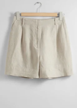 Shop & Other Stories Tailored Linen Shorts