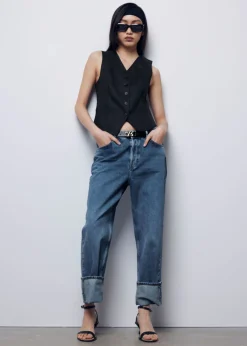 Hot & Other Stories Tailored Linen Vest