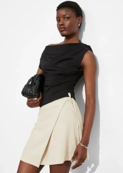 Store & Other Stories Tailored Mini Wrap Skirt