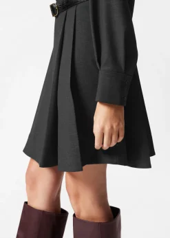 Cheap & Other Stories Tailored Shirt Mini Dress Dark Grey