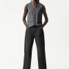Best & Other Stories Tailored Wool Waistcoat Grey