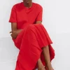 Fashion & Other Stories T-bar Leather Sandals Red
