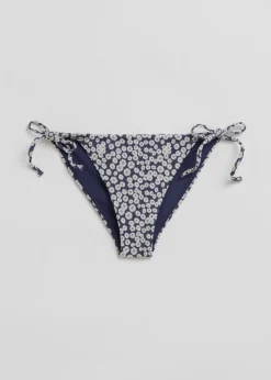 Discount & Other Stories Textured Bikini Tie Briefs