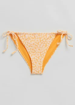 Discount & Other Stories Textured Bikini Tie Briefs