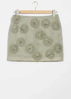 Online & Other Stories Textured Mini Skirt