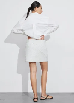 Online & Other Stories Textured Mini Skirt