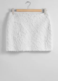Online & Other Stories Textured Mini Skirt