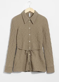 Cheap & Other Stories Textured Shirt