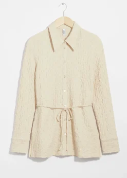 Cheap & Other Stories Textured Shirt